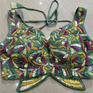 Vibrant Embroidered Women's Blouse